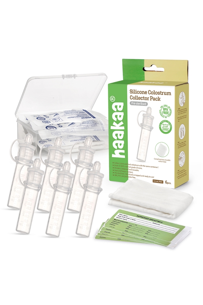 Le collecteur de colostrum en silicone Haakaa